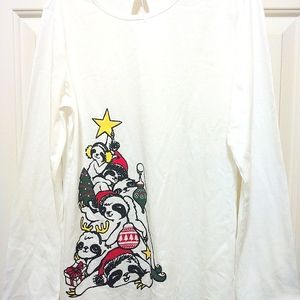 NWOT Justice Girl's Size 18/20 Holiday Long Sleeve Top